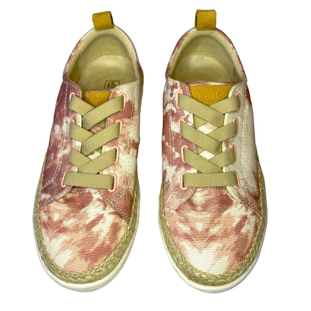 Spenco Ortho Malibu 21 Blush Tie Dye Gored Lace Slip On Sneaker Size 5